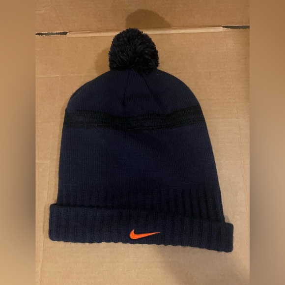 Nike Illinois Fighting Illini Winter Knit Hat - OSFA - Orange / Blue - Picture 2 of 2